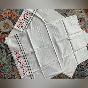 embroidered white pillow cases